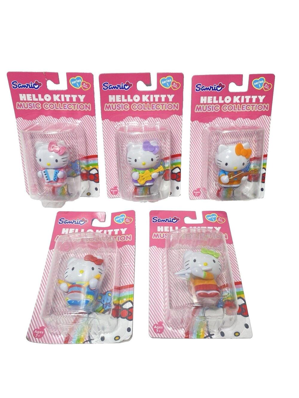 Hello Kitty Sanrio Music Collection Series 1 5-of-6pc Set New Collectible Figure